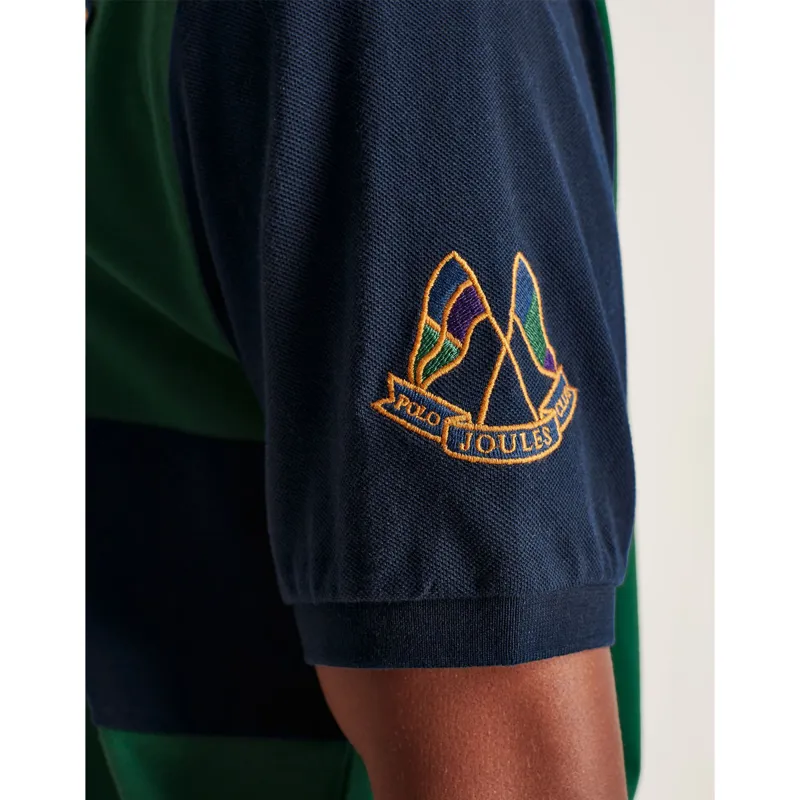 Joules Men's Embellished Polo Shirt - Green-4